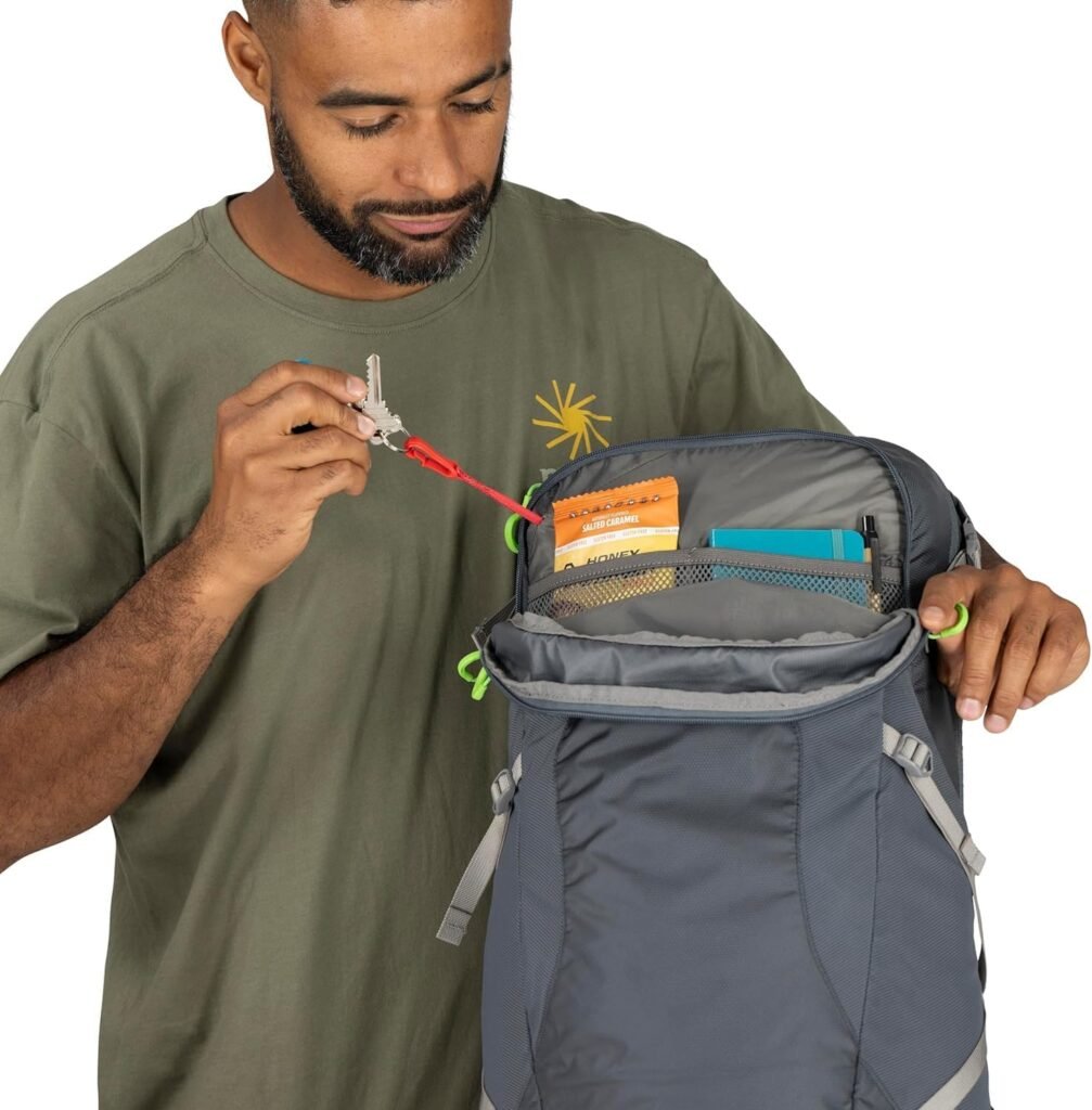 Osprey Sportlite 25L Lightweight Hiking Backpack for Men and Women, Aubergine Purple, M/L