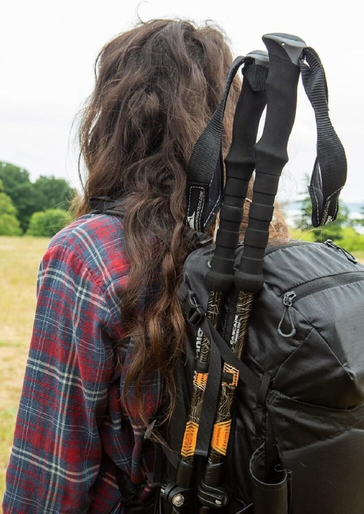 Cascade Mountain Tech Lightweight Aircraft-Grade Aluminum Trekking Poles with Extended Down Grip Plus Tip Kit Cascade Mountain Tech Lightweight Aircraft-Grade Aluminum Trekking Poles with Extended Down Grip Plus Tip Kit