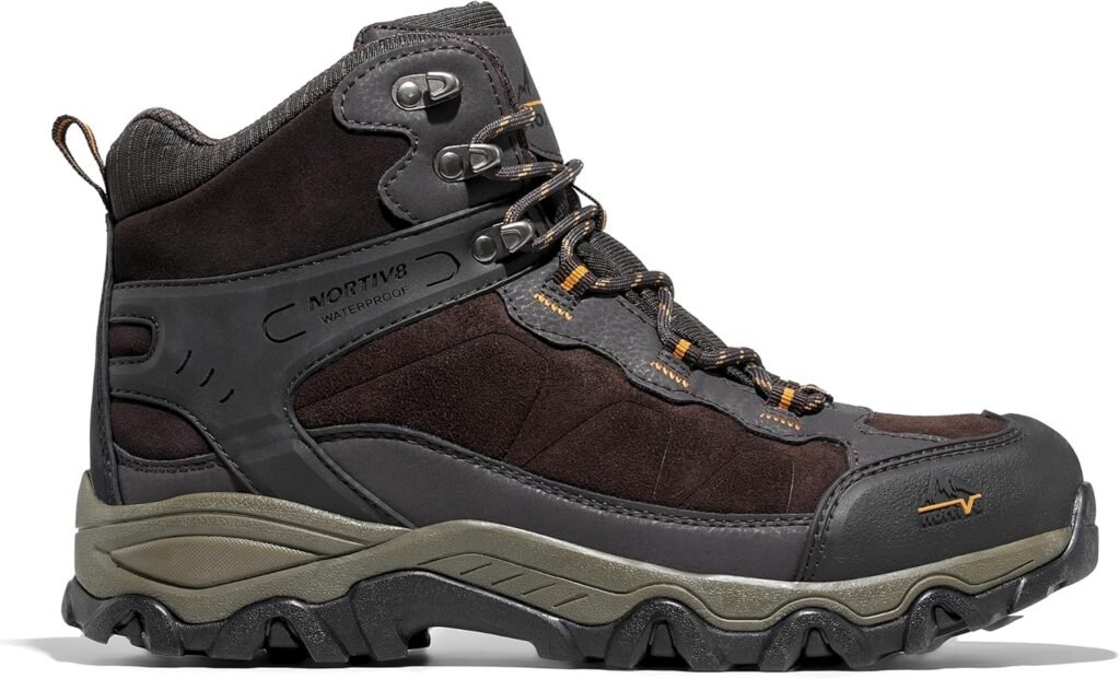 NORTIV 8 Mens Waterproof Hiking Boots Outdoor Mid Trekking Lightweight Mountaineering Shoes Paladin NORTIV 8 Mens Waterproof Hiking Boots Outdoor Mid Trekking Lightweight Mountaineering Shoes Paladin