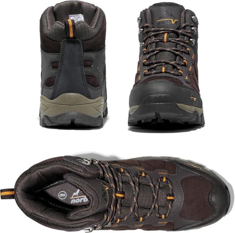 Nortiv 8 mens waterproof hiking boots outdoor mid trekking lightweight mountaineering shoes paladin