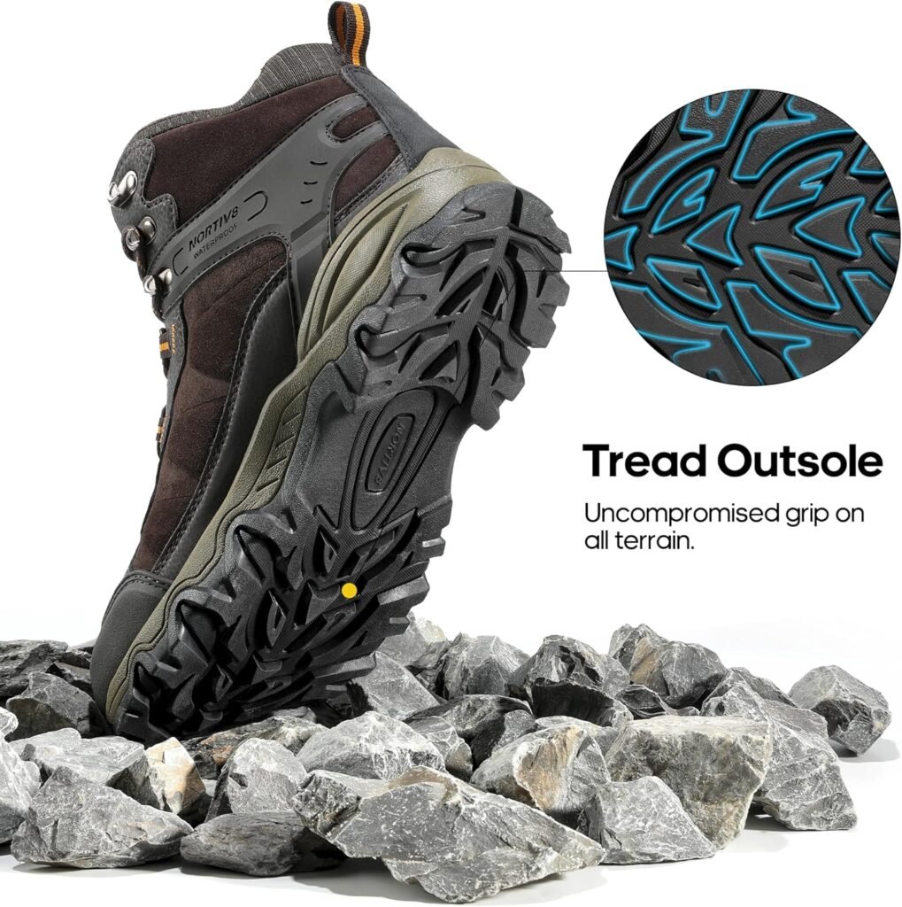 NORTIV 8 Mens Waterproof Hiking Boots Outdoor Mid Trekking Lightweight Mountaineering Shoes Paladin NORTIV 8 Mens Waterproof Hiking Boots Outdoor Mid Trekking Lightweight Mountaineering Shoes Paladin