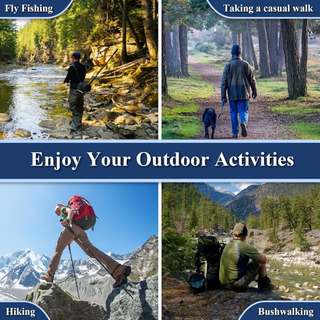 TheFitLife Nordic Walking Trekking Poles - 2 Sticks with Anti-Shock and Quick Lock System, Telescopic, Collapsible, Ultralight for Hiking, Camping, Mountaining, Backpacking, Walking, Trekking