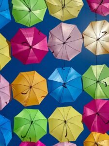 umbrellas, dollywood, sky, colors, colorful, dreamy, tennessee, dollywood, dollywood, dollywood, dollywood, dollywood